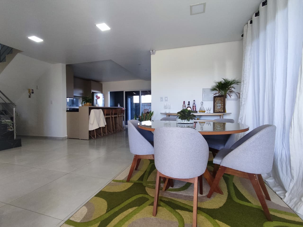 Sala de jantar integrada