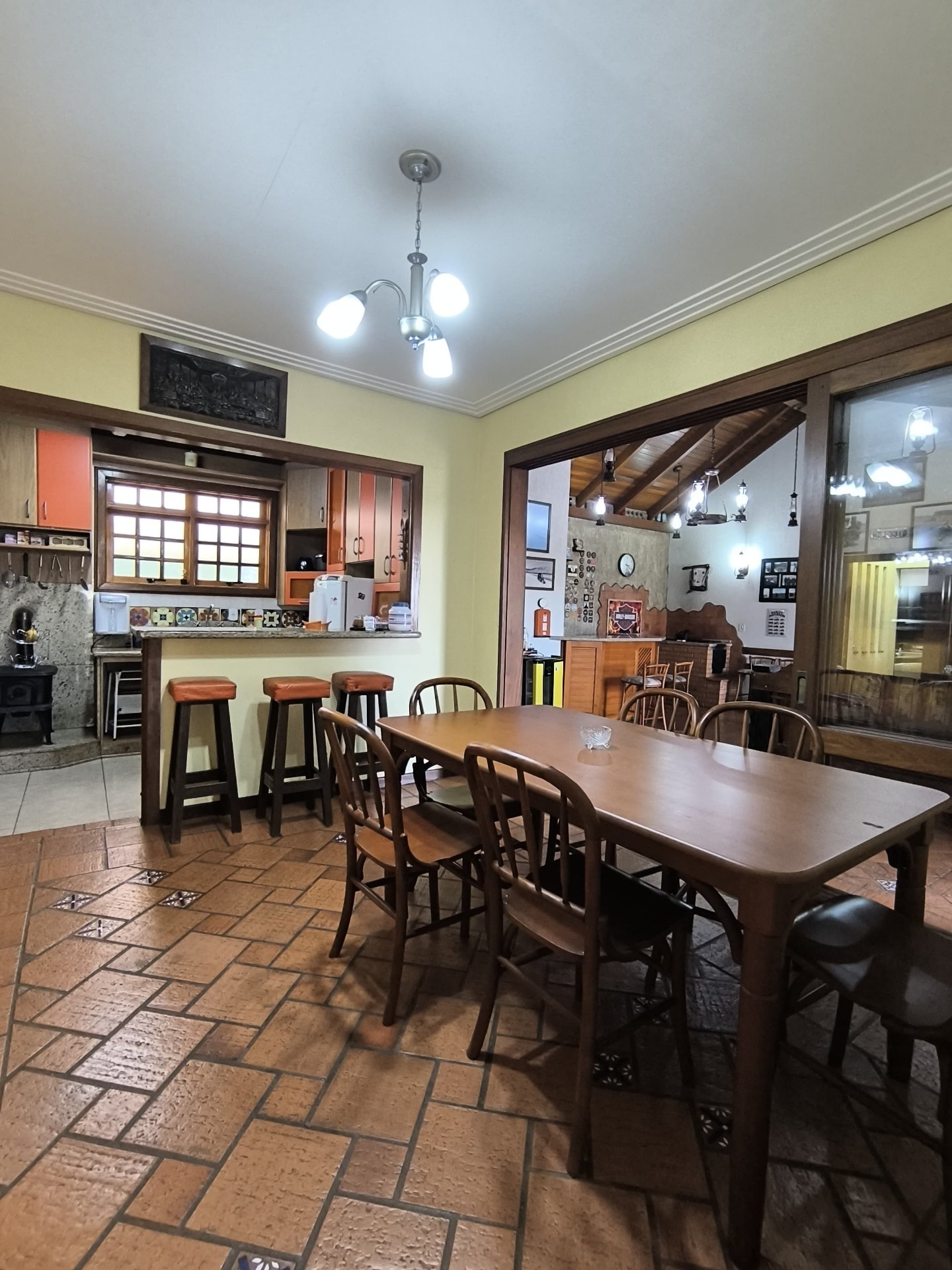 Sala de jantar integrada