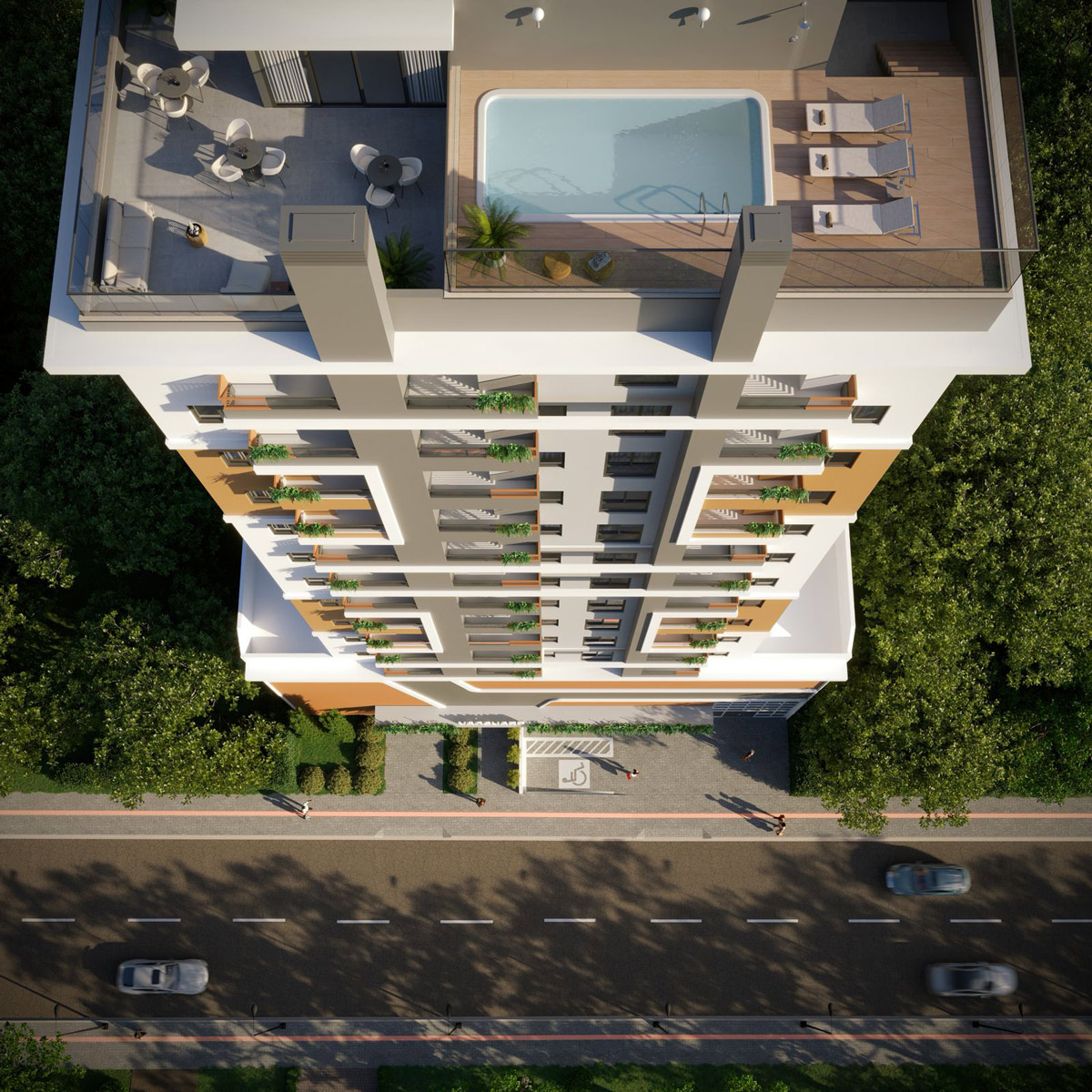 Andamento da obra do Residencial Vanguard