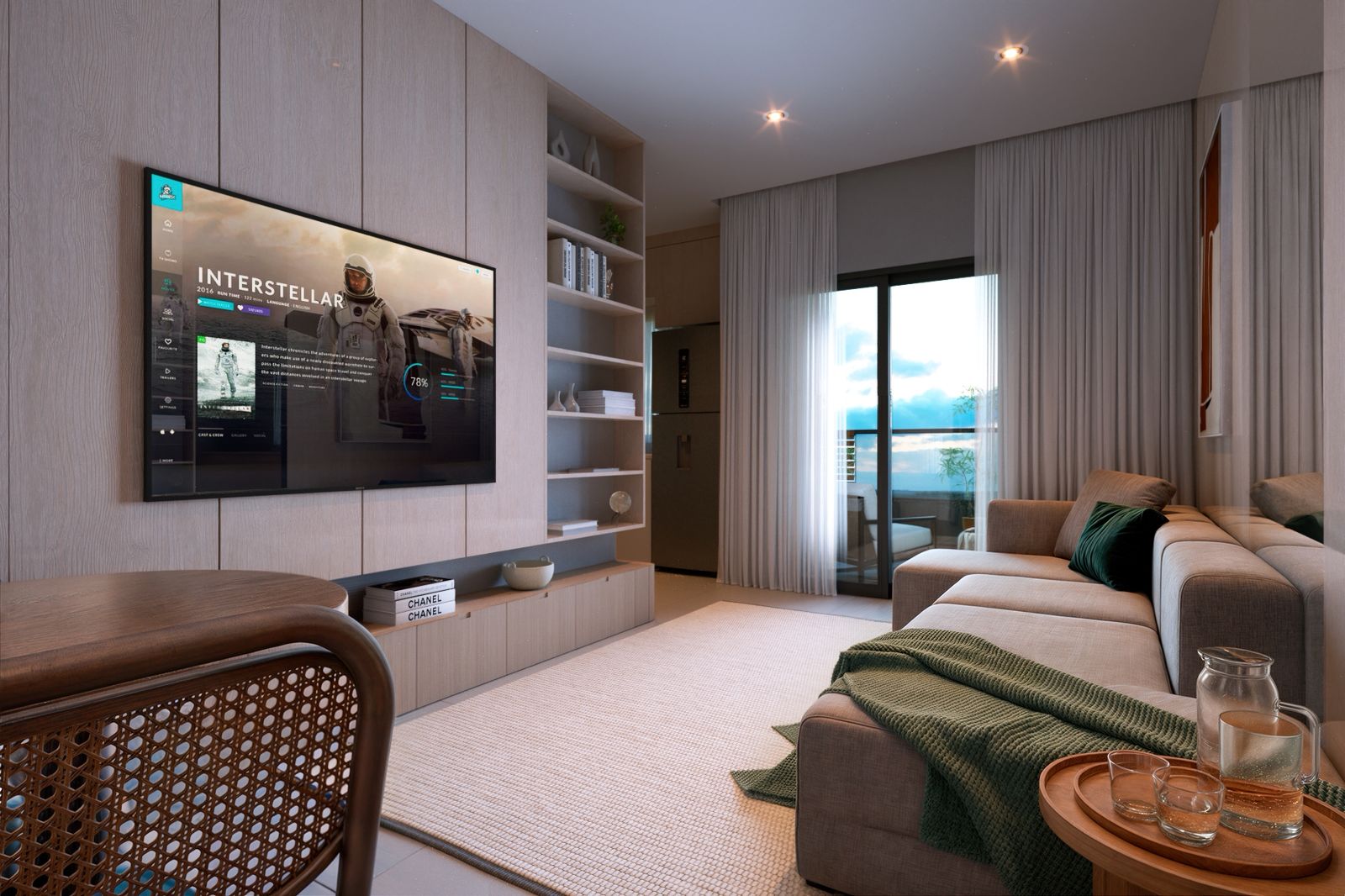 Obra do Residencial Vanguard no bairro Universitário de Chapecó